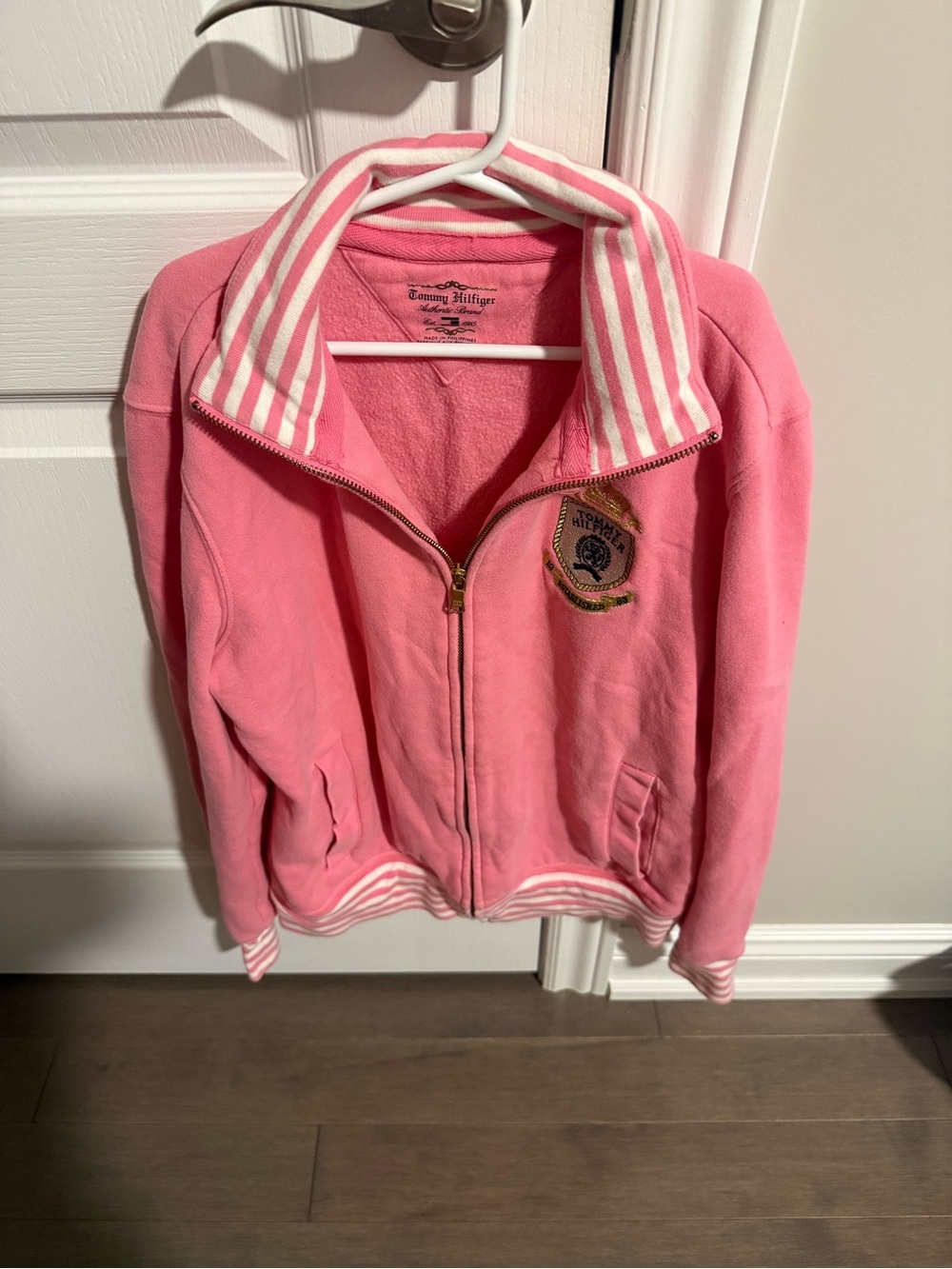 Kids Tommy Hilfiger Pink Zip-Up Fleece zip up